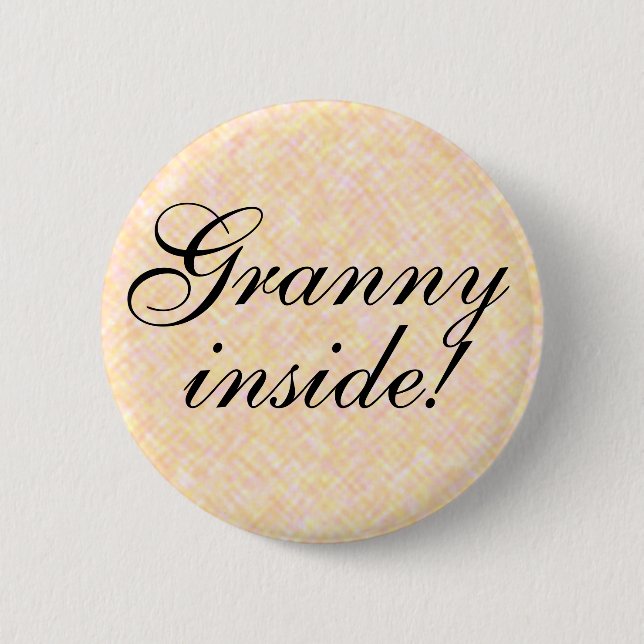 Badge Rond 5 Cm Événement de famille GRANNY à l'intérieur du texte (Devant)