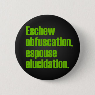 Badge Rond 5 Cm Évitez les boutons d'obscurcissement