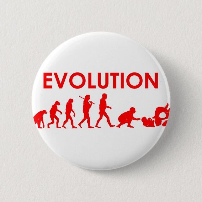 Badge Rond 5 Cm Évolution de Jiu Jitsu (Devant)