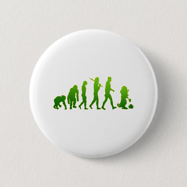 Badge Rond 5 Cm Évolution des chemises et des cadeaux de lutins (Devant)