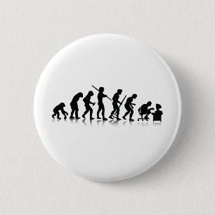 Badge Rond 5 Cm Évolution des toxicomanes informatiques