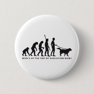 Badge Rond 5 Cm evolution dog