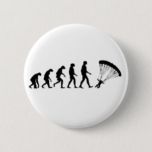 Badge Rond 5 Cm Évolution du parachutage
