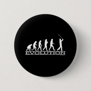 Badge Rond 5 Cm Évolution - homme - golf