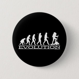 Badge Rond 5 Cm Évolution - randonnée