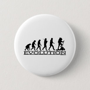 Badge Rond 5 Cm Évolution - randonnée