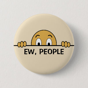 Badge Rond 5 Cm Ew People Funny
