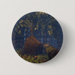 Badge Rond 5 Cm Excalibur