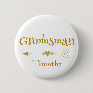 Badge Rond 5 Cm Excellent Groomsman