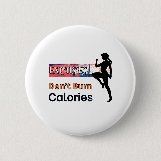 Badge Rond 5 Cm excuses (Devant)