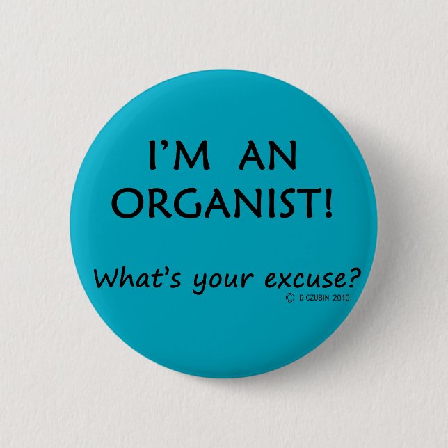 Badge Rond 5 Cm Excusez l'organisme (Devant)