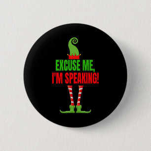 Badge Rond 5 Cm Excusez-moi I#39 ; m Parlant drôle Kamala Harris J