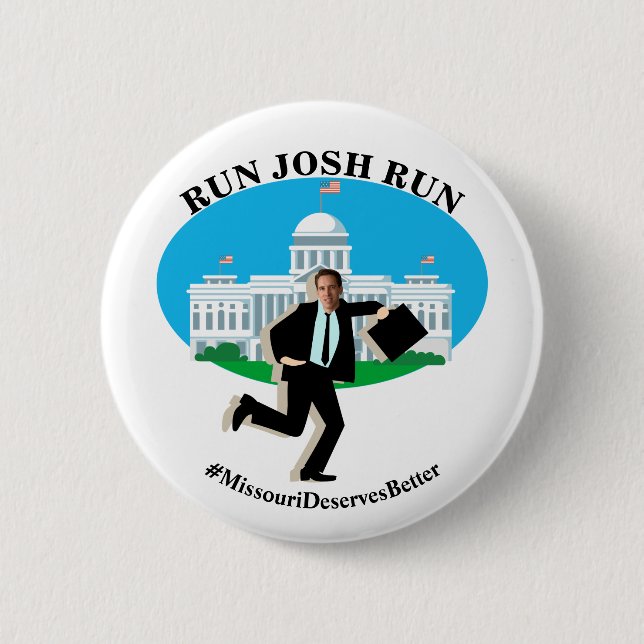 Badge Rond 5 Cm EXÉCUTER JOSH EXÉCUTER #MissouriDeservesBetter (Devant)