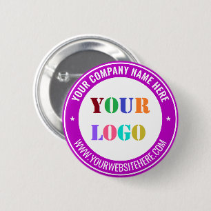 Badge Rond 5 Cm Exemple de bouton promotionnel d'entreprise person