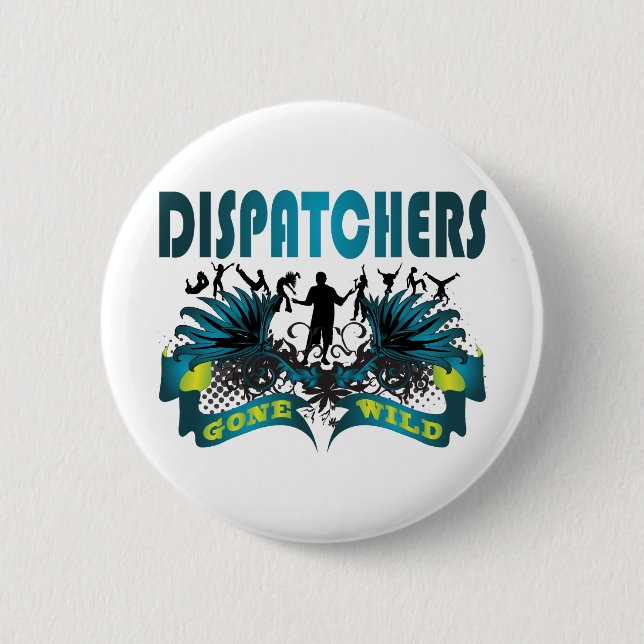 Badge Rond 5 Cm Expéditeurs fous (Devant)
