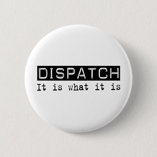 Badge Rond 5 Cm Expédition il est (Devant)