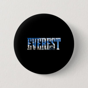 Badge Rond 5 Cm Expédition Mont Everest Mt Alpinistes