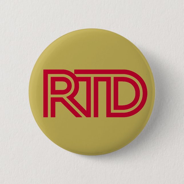 Badge Rond 5 Cm Exploitation de RDT (Devant)