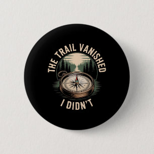 Badge Rond 5 Cm Explorateur de pics de la chaîne de montagnes d'av