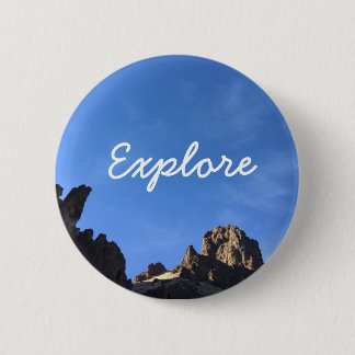 Badge Rond 5 Cm Explorez l'insigne