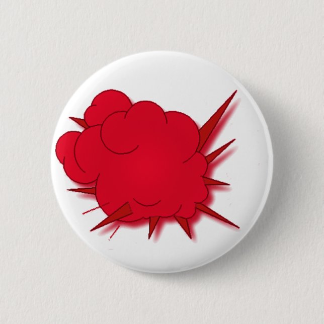 Badge Rond 5 Cm Explosions de bande dessinée (Devant)