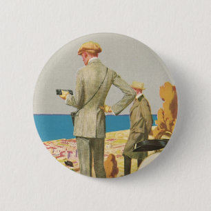 Badge Rond 5 Cm Exposition du Panama Pacifique