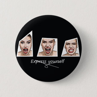 Badge Rond 5 Cm Express yourself
