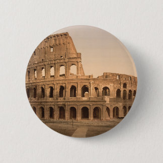 Badge Rond 5 Cm Extérieur du Colosseum, Rome, Italie