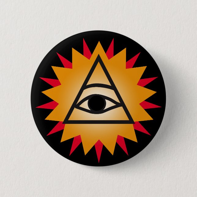 Badge Rond 5 Cm Eye of Providence (Devant)