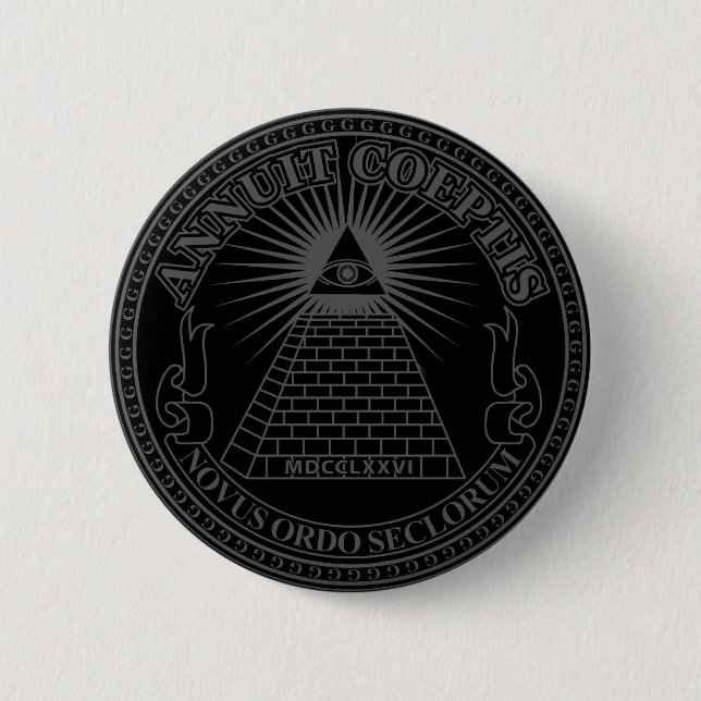 Badge Rond 5 Cm Eye of Providence 2 (Devant)