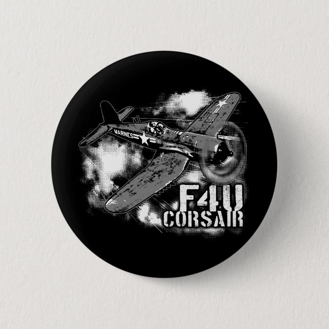 BADGE ROND 5 CM F4U CORSAIR (Devant)