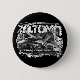 Badge Rond 5 Cm F-14 Bouton rond Tomcat