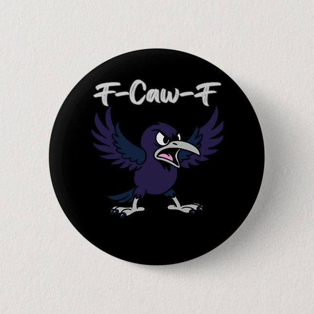 Badge Rond 5 Cm F-Caw-F Aesthetic Graphic (Devant)