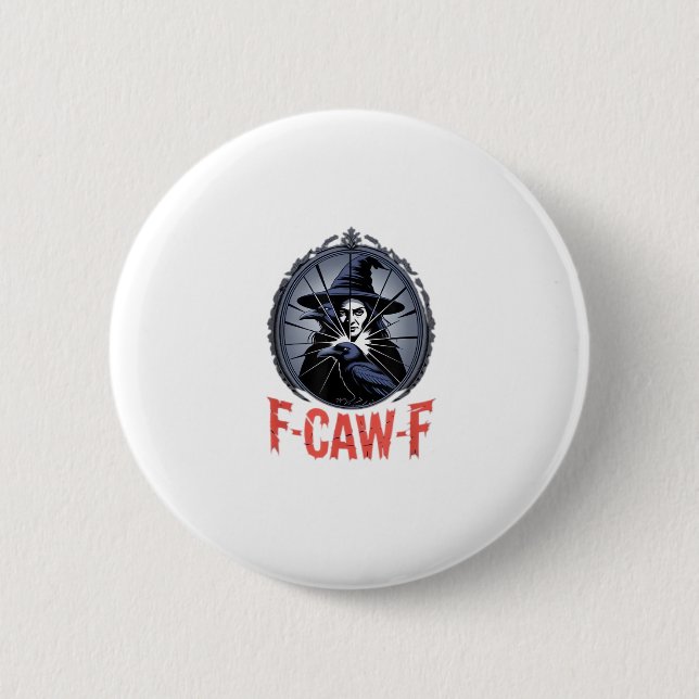 Badge Rond 5 Cm F-Caw-F Classic Retro Graphic (Devant)