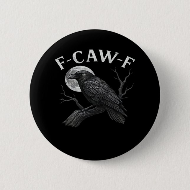 Badge Rond 5 Cm F-Caw-F Cool Unique (Devant)