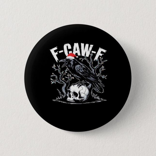 Badge Rond 5 Cm F-Caw-F Funny Trendy (Devant)
