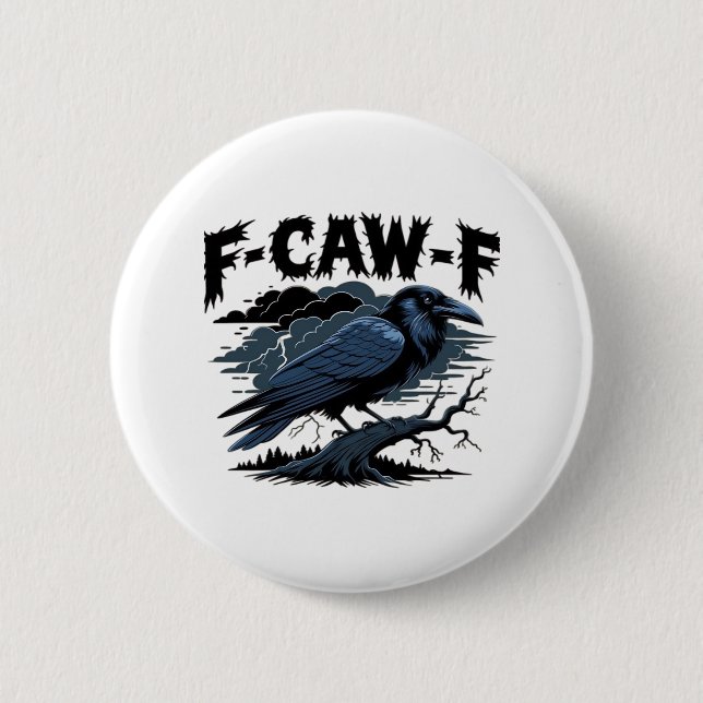 Badge Rond 5 Cm F-Caw-F Minimal Clean Design (Devant)