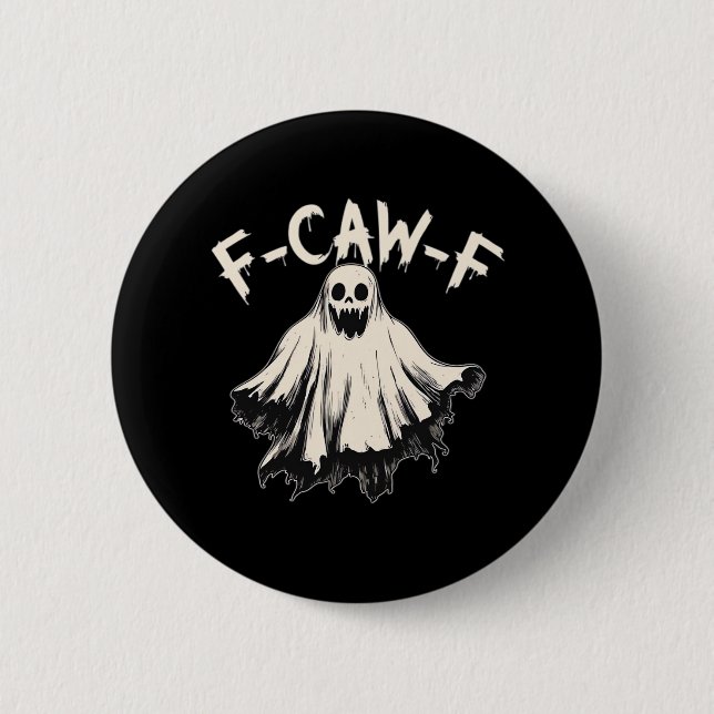 Badge Rond 5 Cm F Caw F Style Rétro Corbeau Classique (Devant)