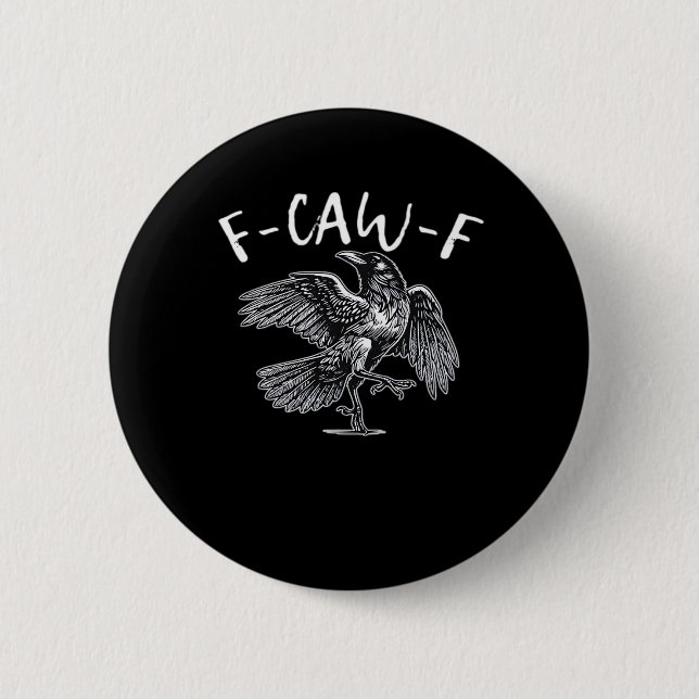 Badge Rond 5 Cm F-Caw-F Trendy Casual (Devant)