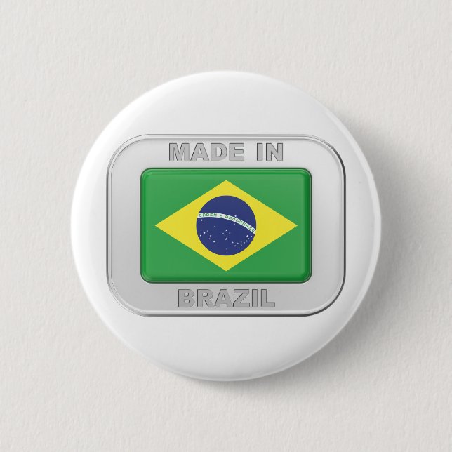 Badge Rond 5 Cm Fabriqué au Brésil (Devant)