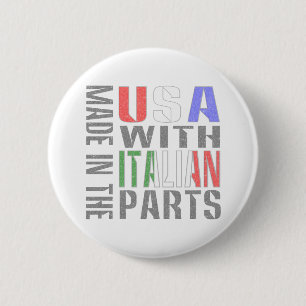 Badge Rond 5 Cm Fabriqué aux États-Unis avec des pièces italiennes