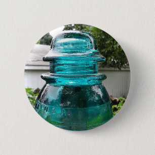 Badge Rond 5 Cm Fabriqué aux Etats-Unis, Isolateur Vintage