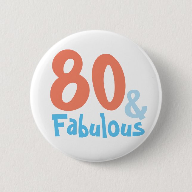 Badge Rond 5 Cm Fabuleux Retro fête d'anniversaire (Devant)