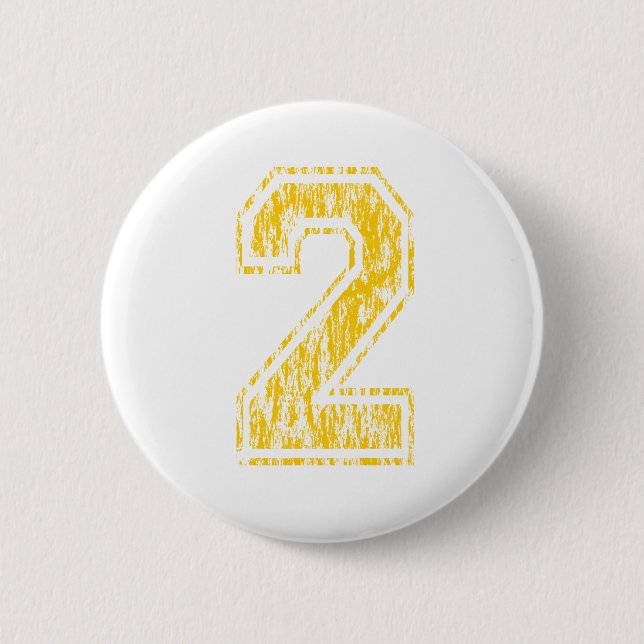 Badge Rond 5 Cm Fac #2 jaune (Devant)