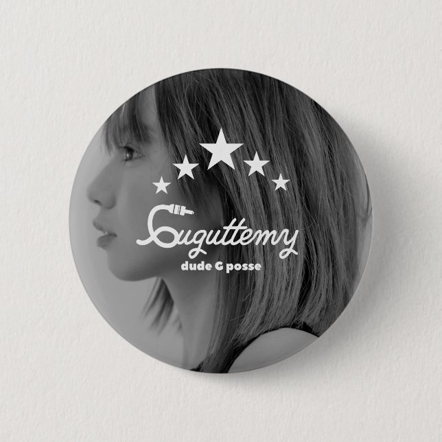 Badge Rond 5 Cm Face logo (Devant)