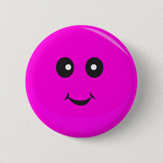 Badge Rond 5 Cm Face mignonne