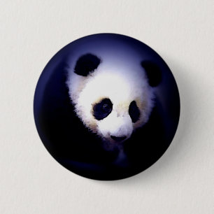 Badge Rond 5 Cm Face Panda