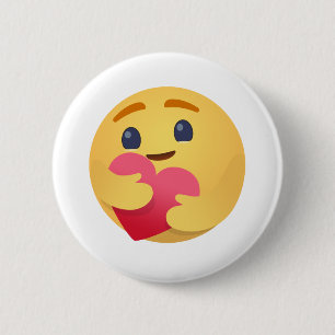Badge Rond 5 Cm Facebook Care Emojis