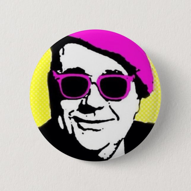 Badge Rond 5 Cm Fâché (Devant)