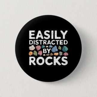 Badge Rond 5 Cm Facilement Distrait Par Les Roches